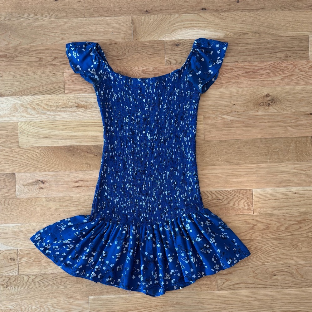 Zara Blue Floral Dress